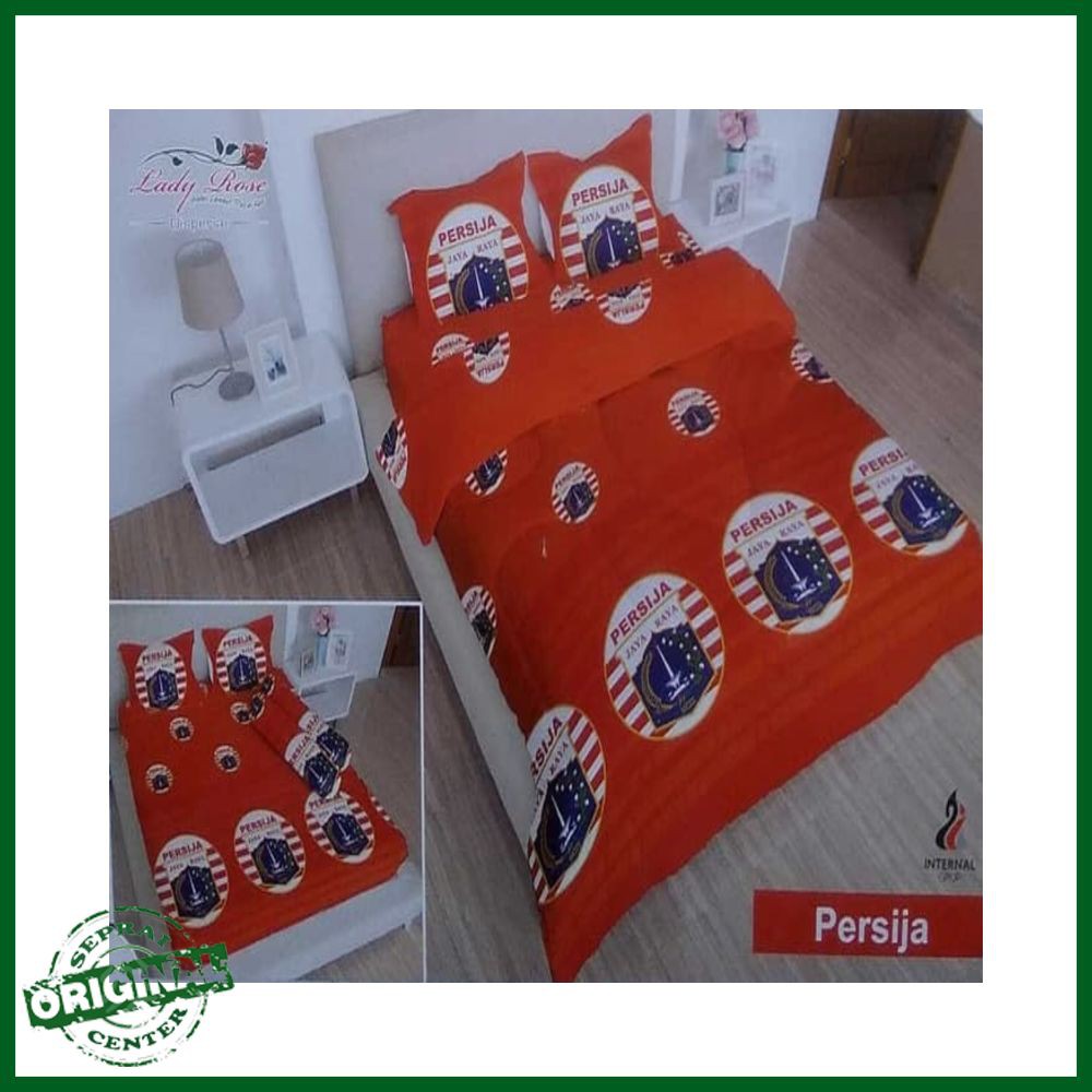 SEPREI LADY ROSE / SPREI LADY ROSE PERSIJA QUEEN 160 No.2 SEPRAI KLUB SEPAK BOLA JAKARTA