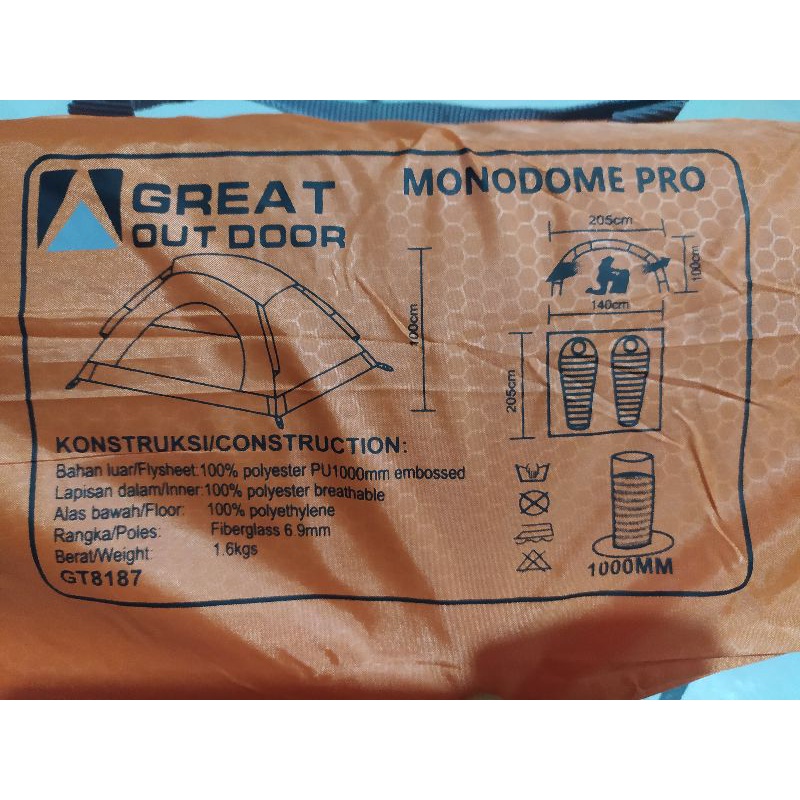 Tenda Great Outdoor Monodome Pro