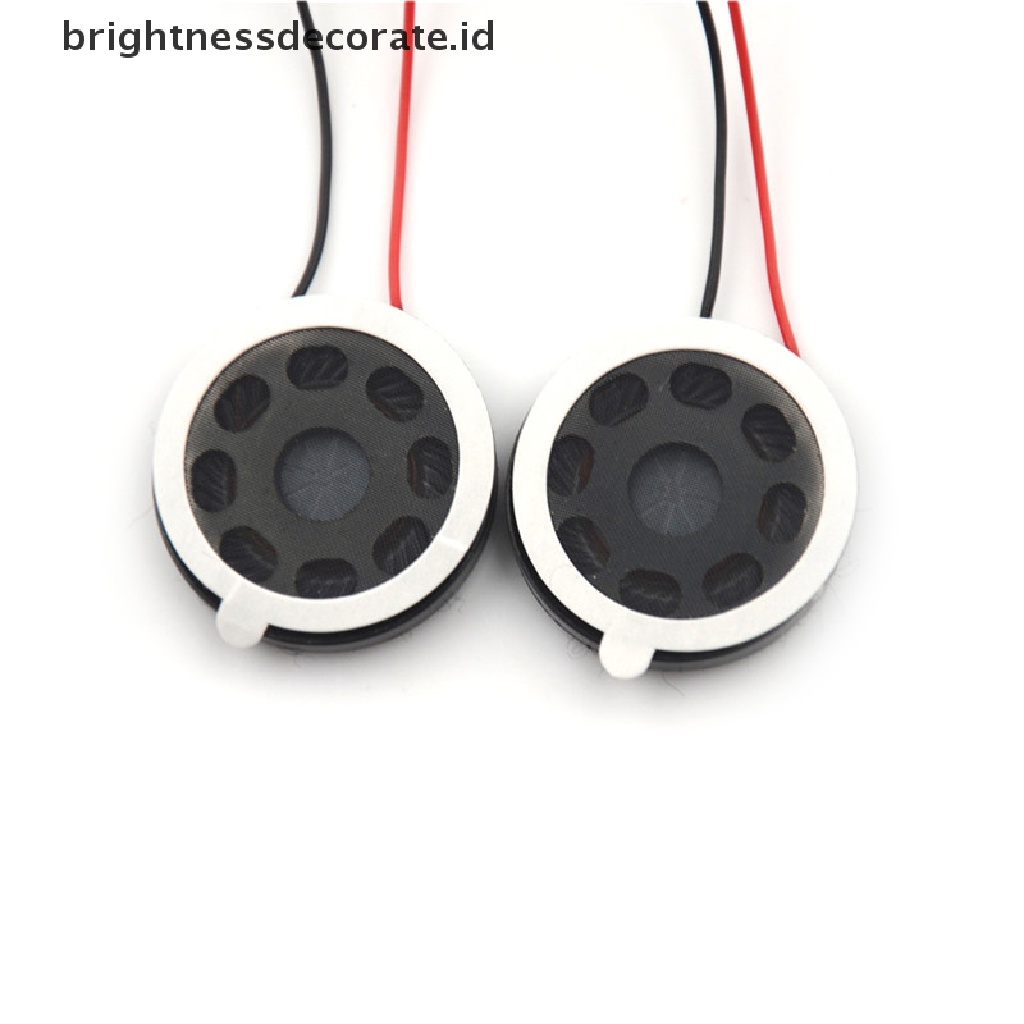 5pcs Speaker Stereo Bentuk Bulat 20mm 8ohm 1w