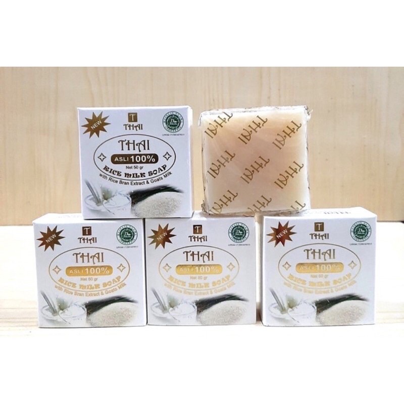 𝐑𝐀𝐃𝐘𝐒𝐀 - Thai Rice Milk Soap 50gr / Sabun Beras