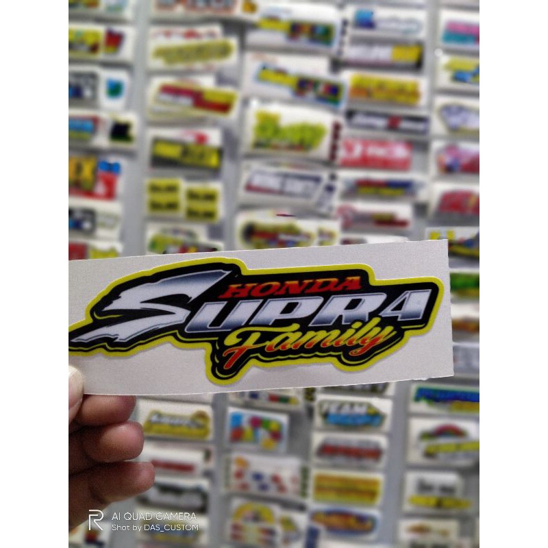 sticker printing HONDA SUPRA FAMILY