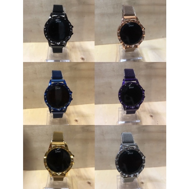 Jam tangan magnet LED JAM TANGAN LED FASHION
