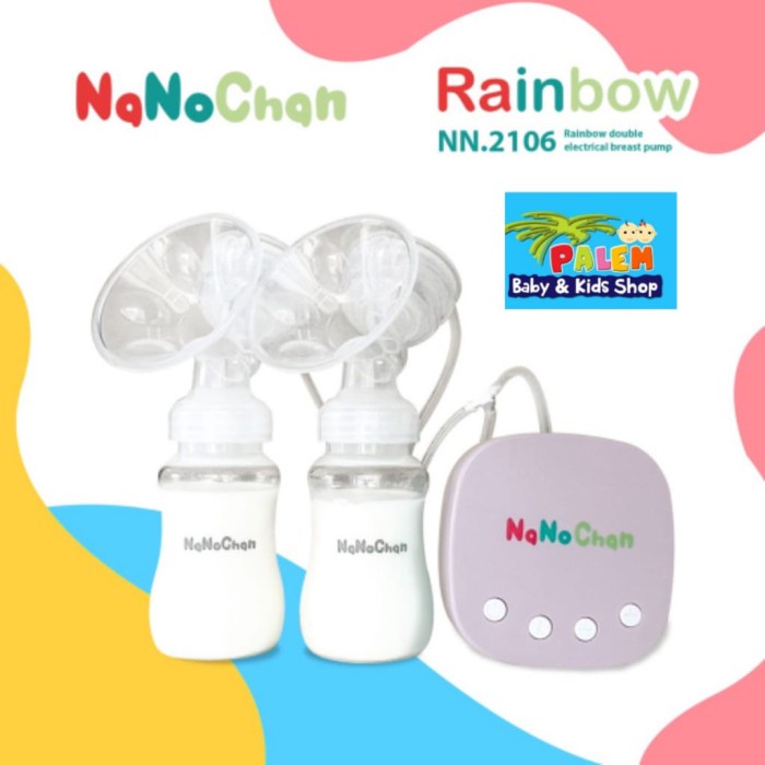 Little Giant Nano Chan Rainbow Double Electrical Breastpump/Pompa asi