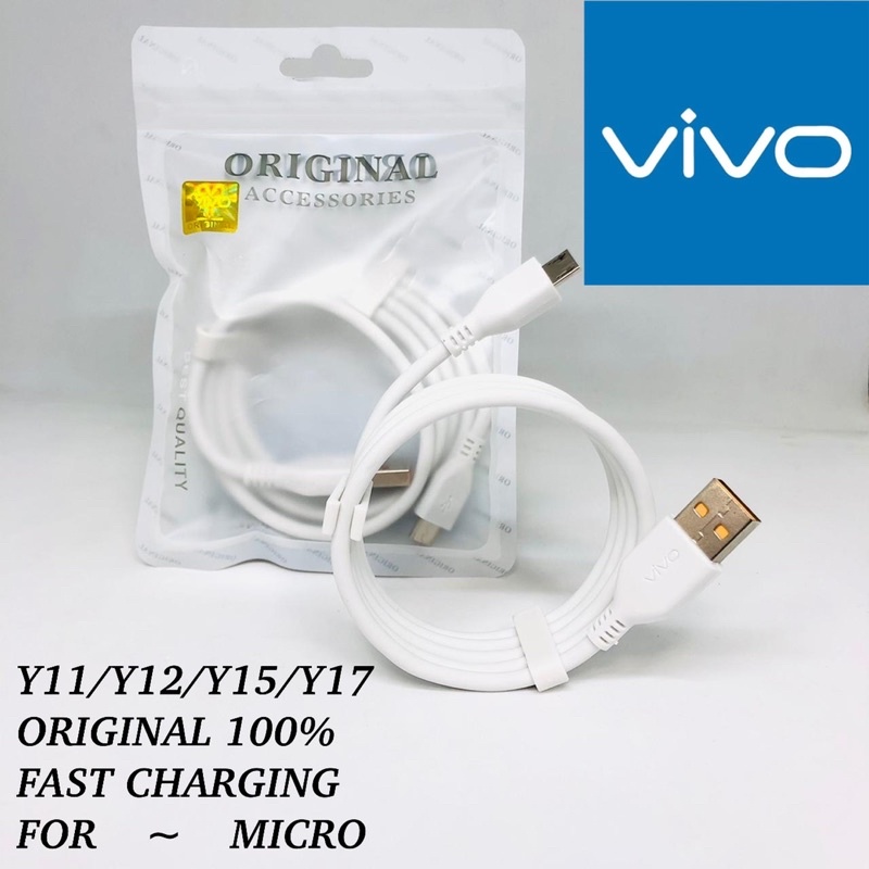 PROMO KABEL DATA VIVO ORIGINAL COPOTAN Y11/12/15/17 MICRO SUPPORT FAST CHARGING ALL SMARTPHONE