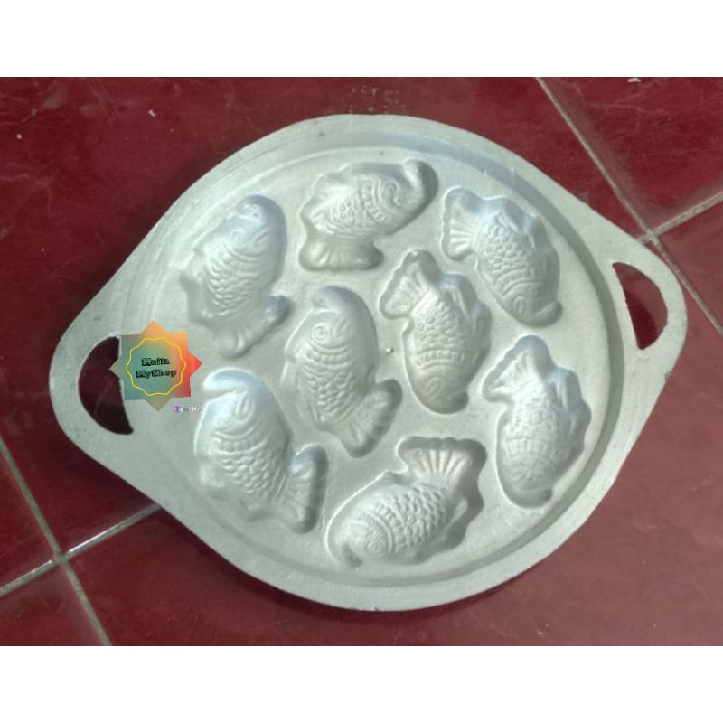 CETAKAN KUE BHOI KHAS ACEH BOLU KERING MOTIF IKAN ISI 8