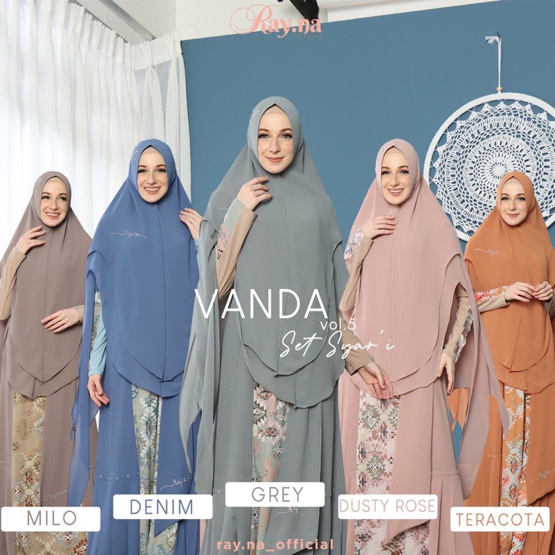 Ready vanda set syari by rayna