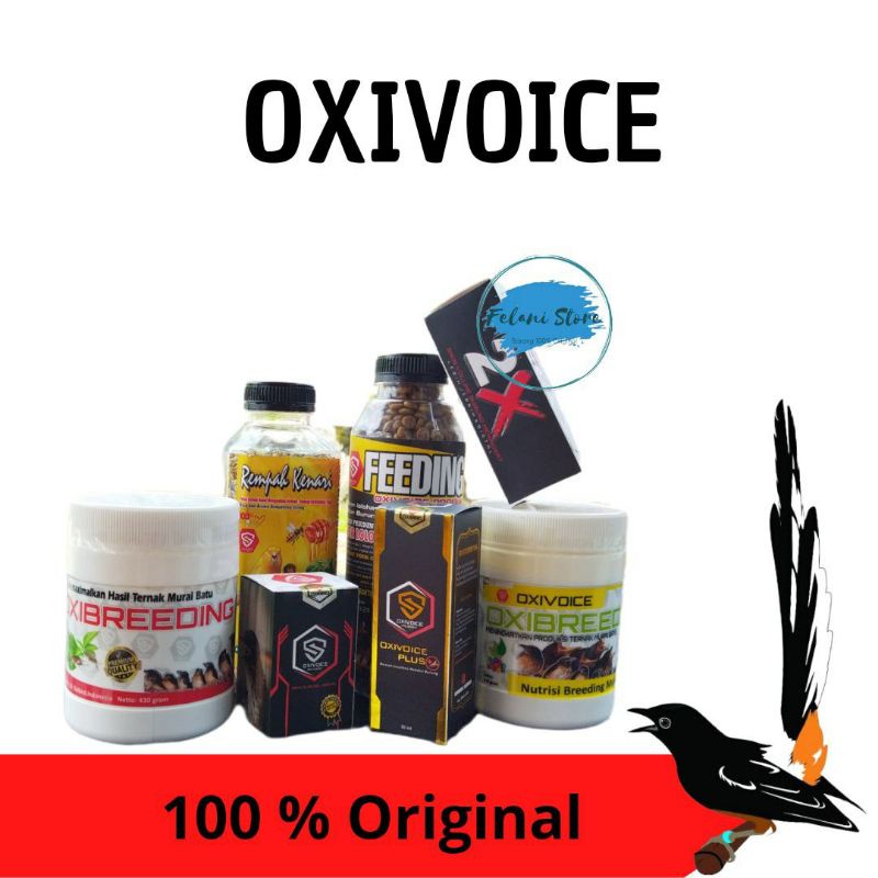 OXIVOICE , OXIVOICE PLUS dan OXI BREEDING Vitamin Segala burung dan Nutrisi Ternak Burung Ocean
