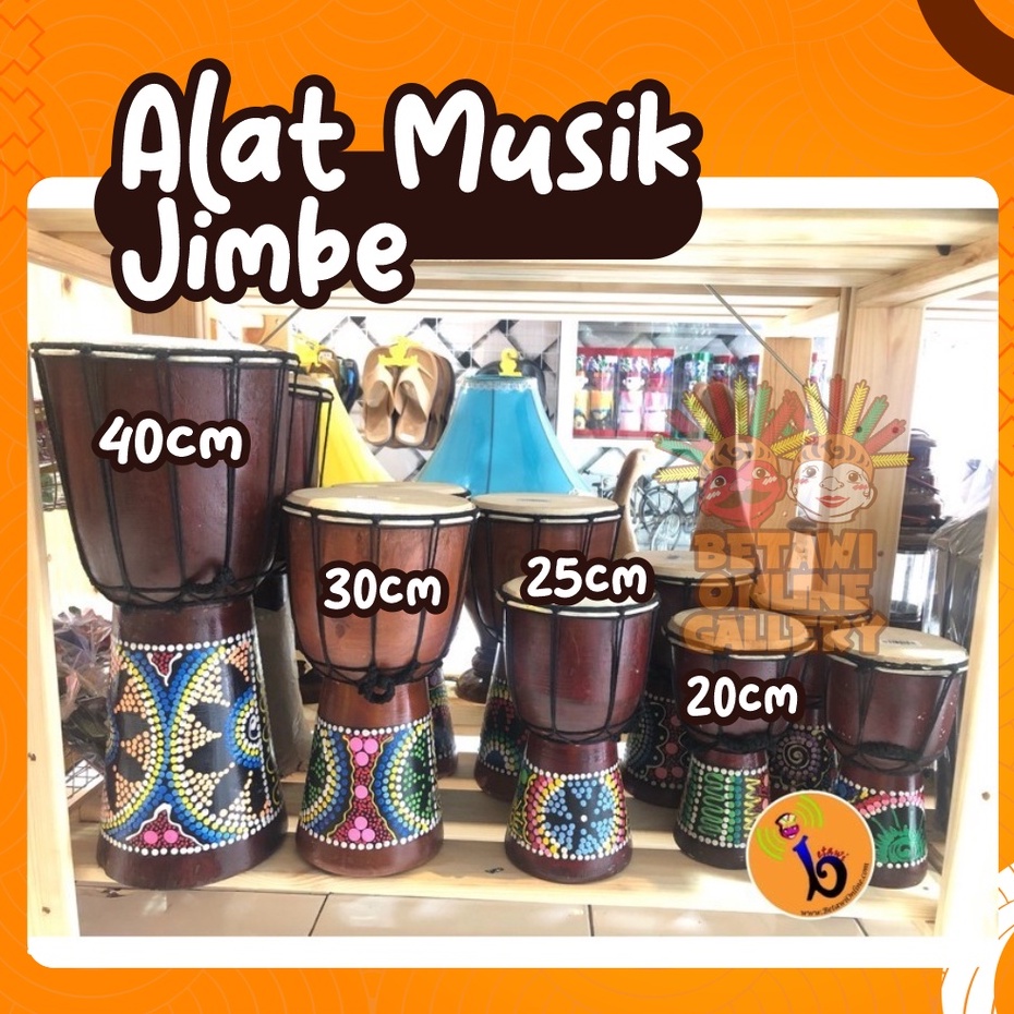 Alat Musik Tradisional Jimbe 30 Cm