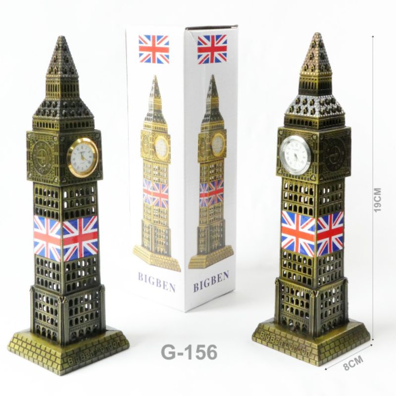 big ben london menara jam miniatur negara pajangan