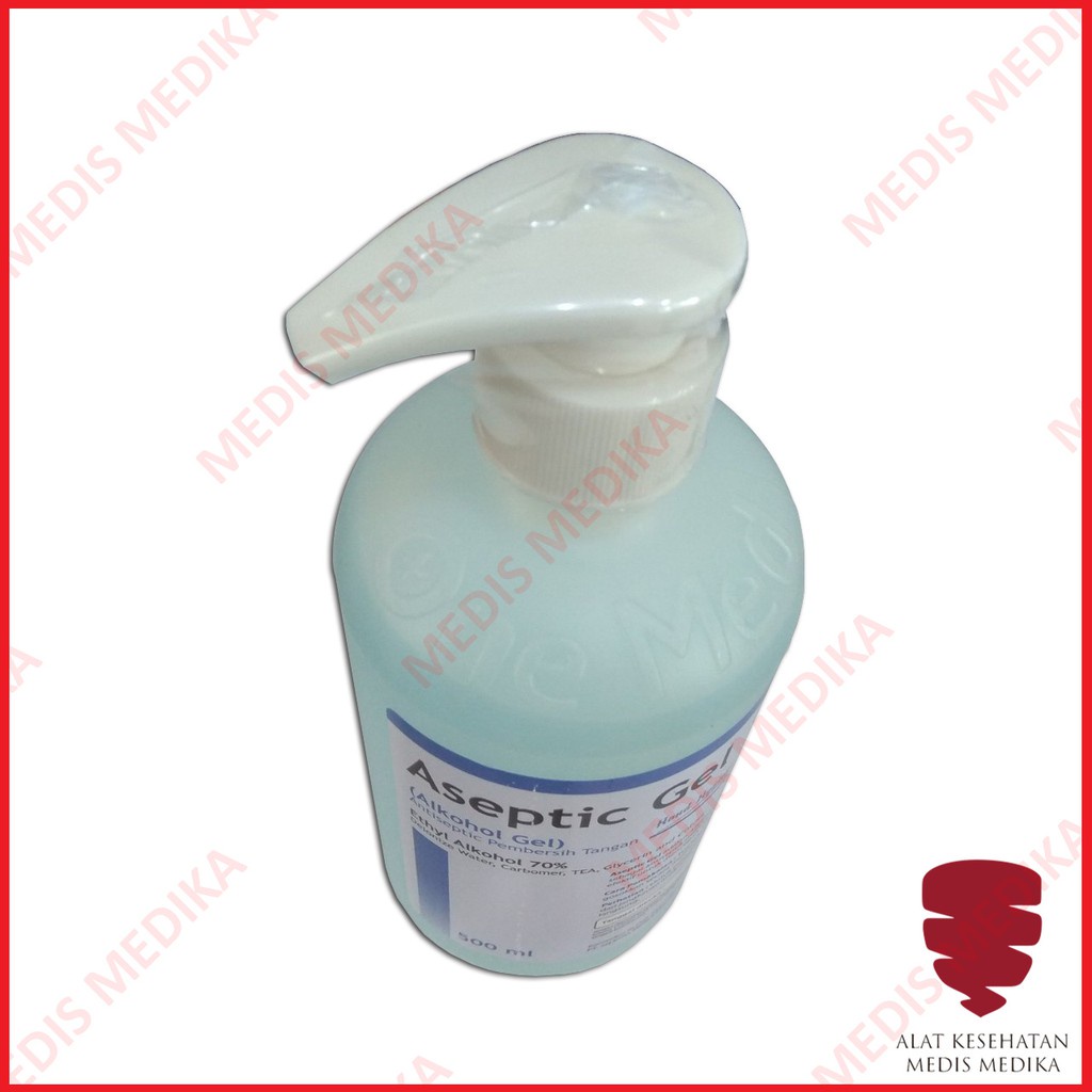 Aseptic Gel Onemed 500 ml Antiseptic Pembersih Tangan Hand Sanitizer One Med Alcohol Gel 500ml