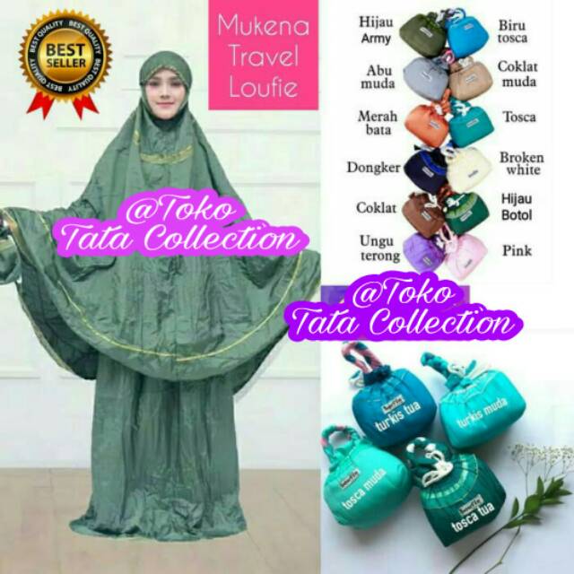 MUKENA PARASUT LOUFIE JUMBO II MUKENA TRAVELING LOUFIE
