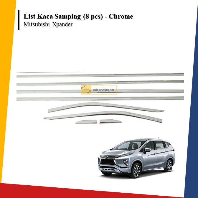 List Kaca Samping Mobil Mitsubishi Xpander - 8 pcs