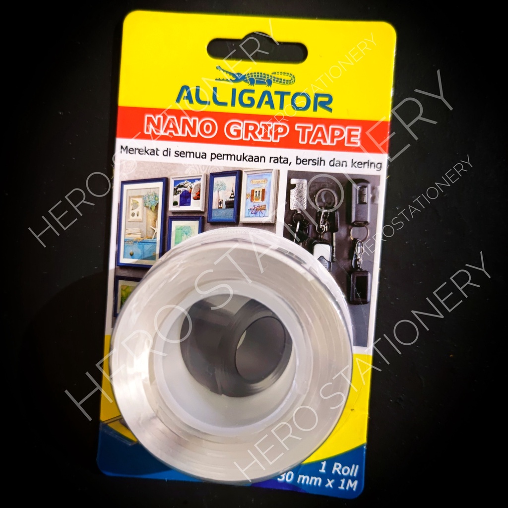 

Nano double sided grip tape pita perekat dua sisi alligator faber