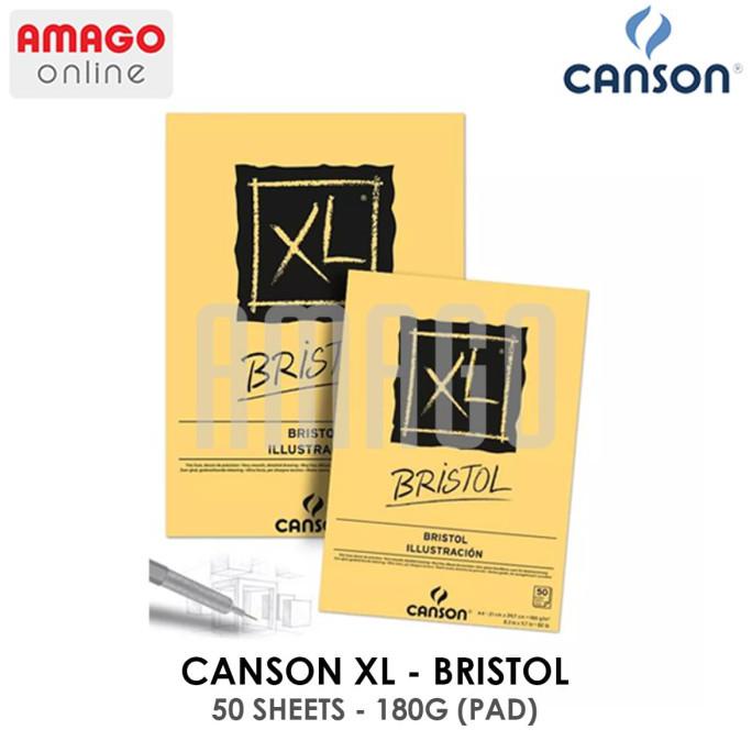 

CANSON XL - BRISTOL - 50 SHEETS - A4 - 180G (PAD) - 400039172