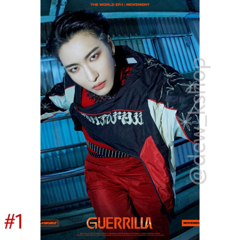 POSTER ATEEZ (SEONGHWA) - 'Guerrilla'