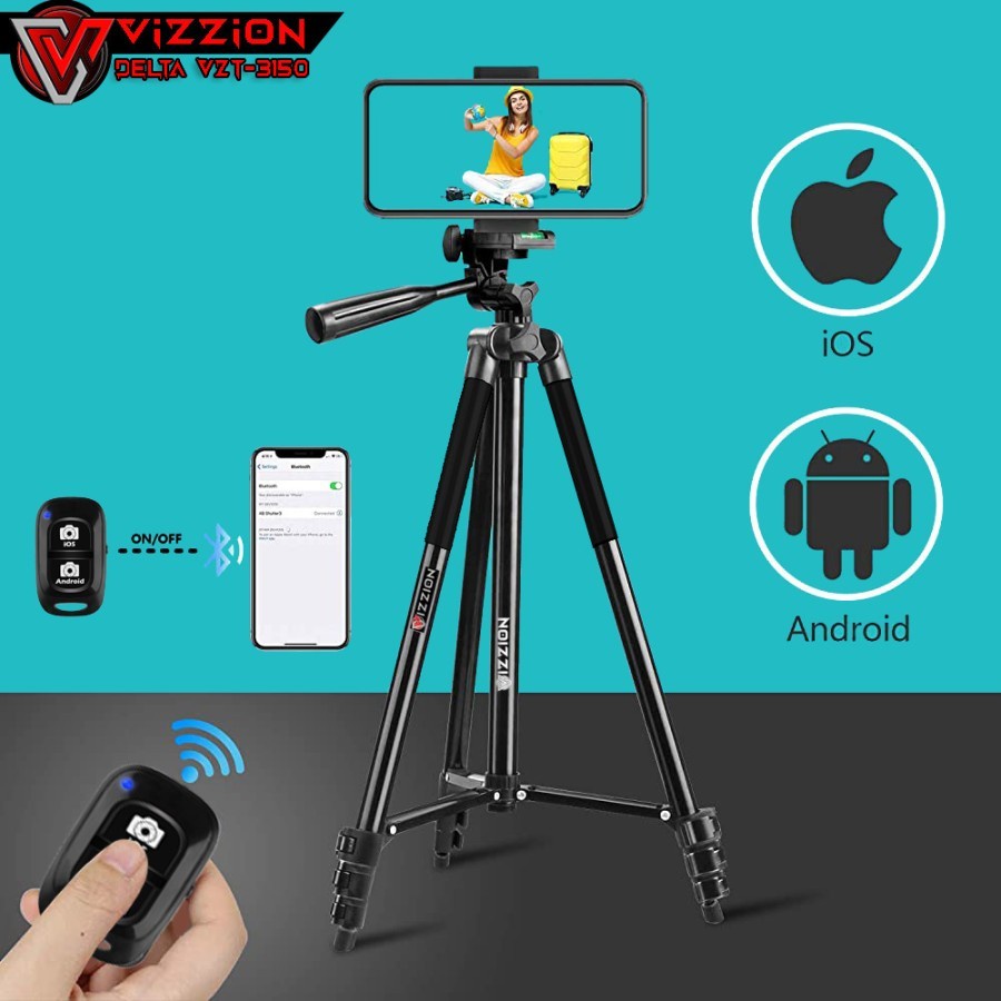 TRIPOD Camera SLR Foldable Lightweight Vizzion Delta VZT-3150