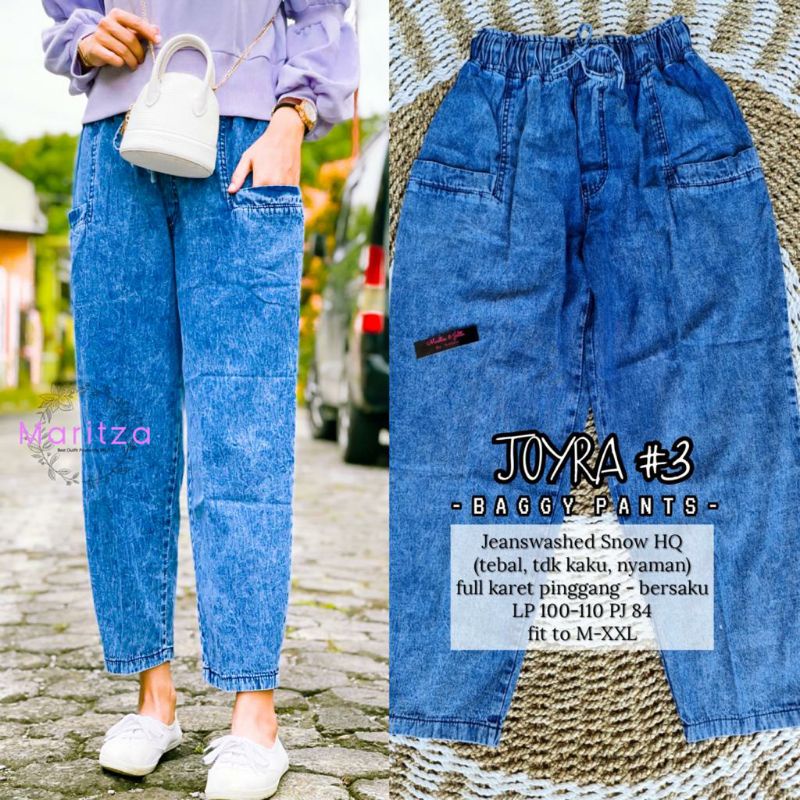 JOYRA #3 BAGGY PANTS (CELANA JEANS) COIS