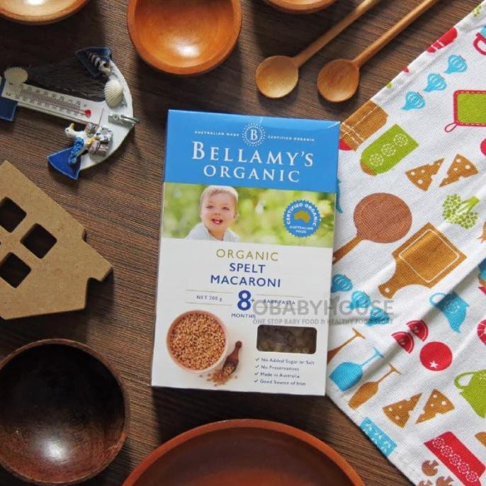 

BELLAMY’S ORGANIC SPELT MACARONI 8+M 175 GR