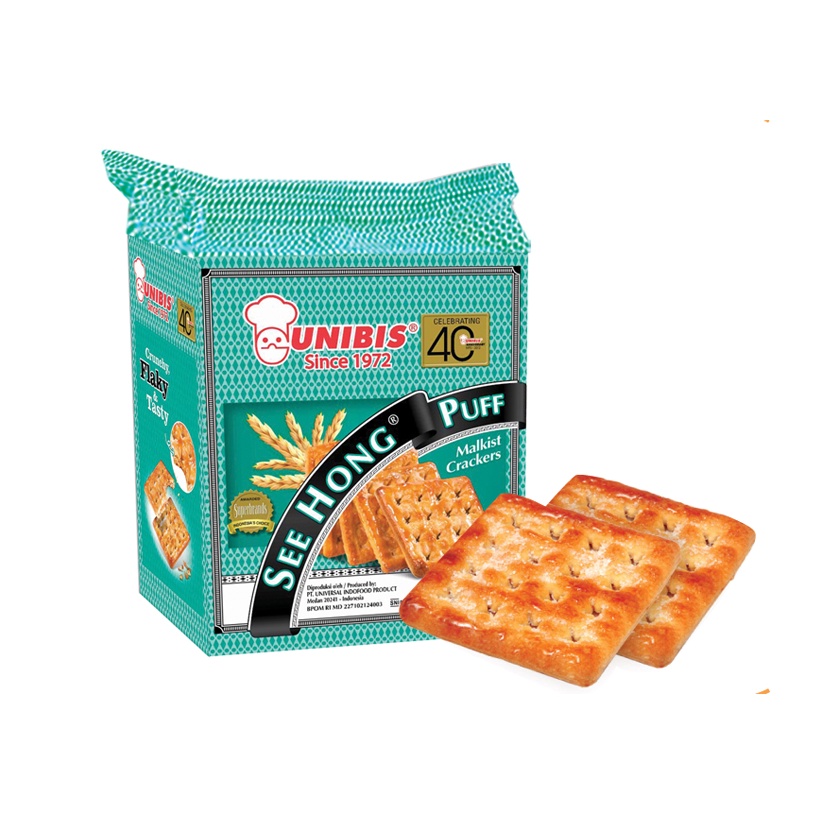 

Crackers UNIBIS See Hong Puff dengan Taburan Gula 270 gr