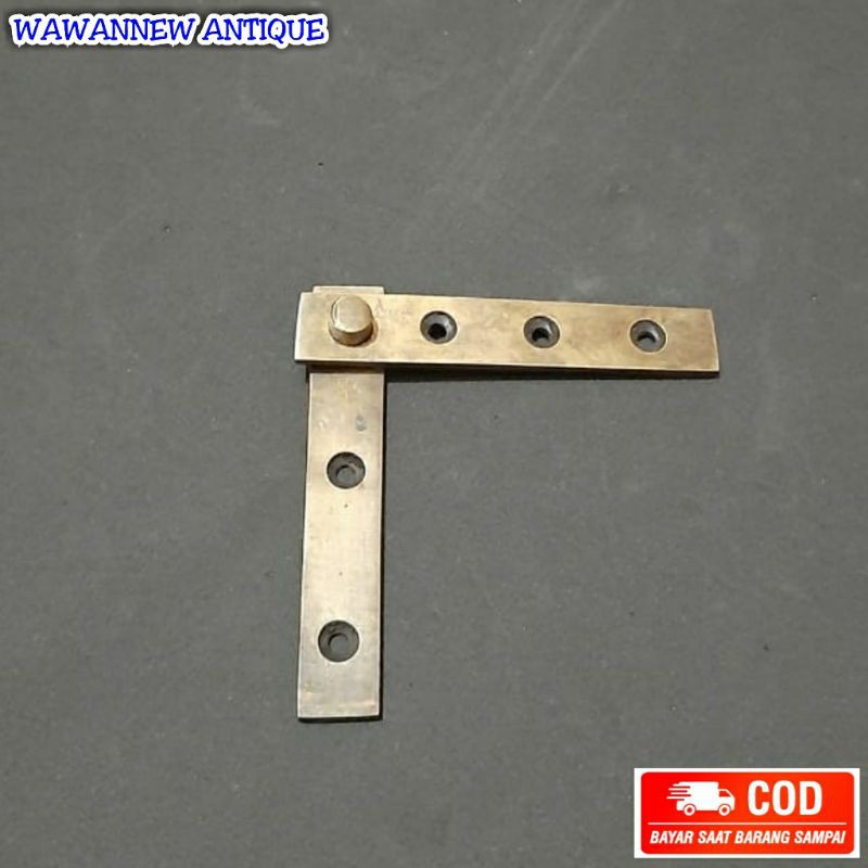 Engsel Pivot Pintu Lemari Kuningan / Brass Hinges Pivot 8cm