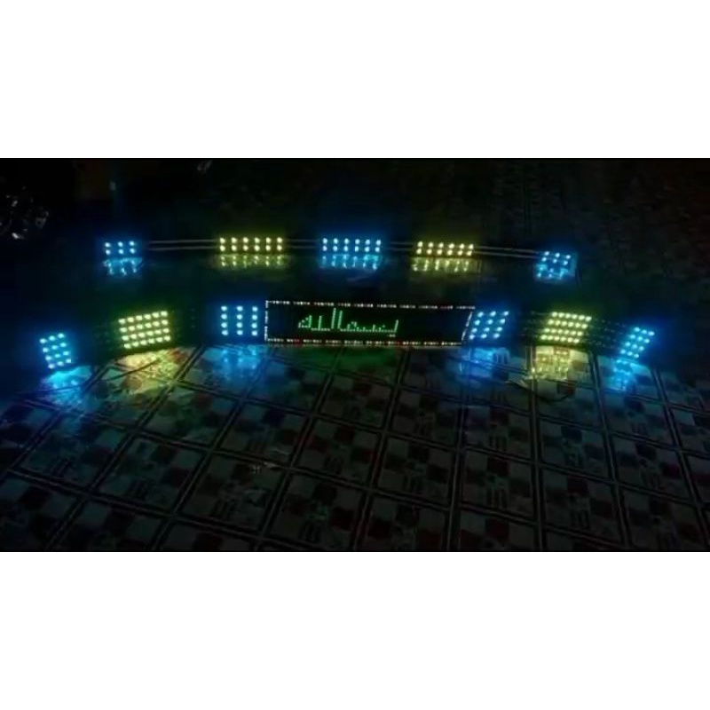 lampu strobo kaca runningtex via hp android 12v/24v