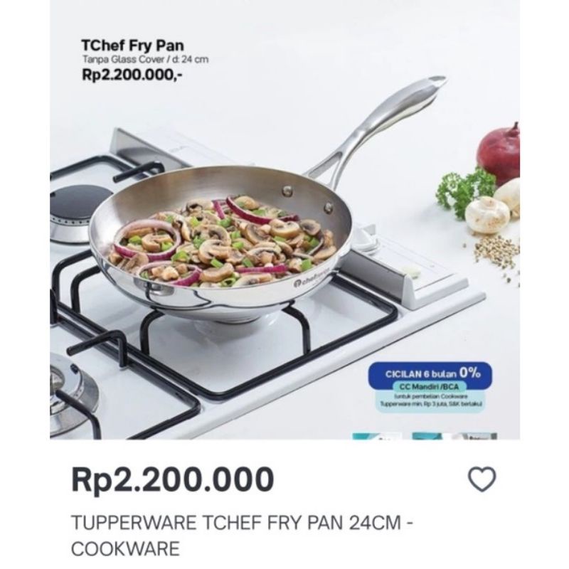 PROMO TUPPERWARE TCHEF FRY PAN ORIGINAL