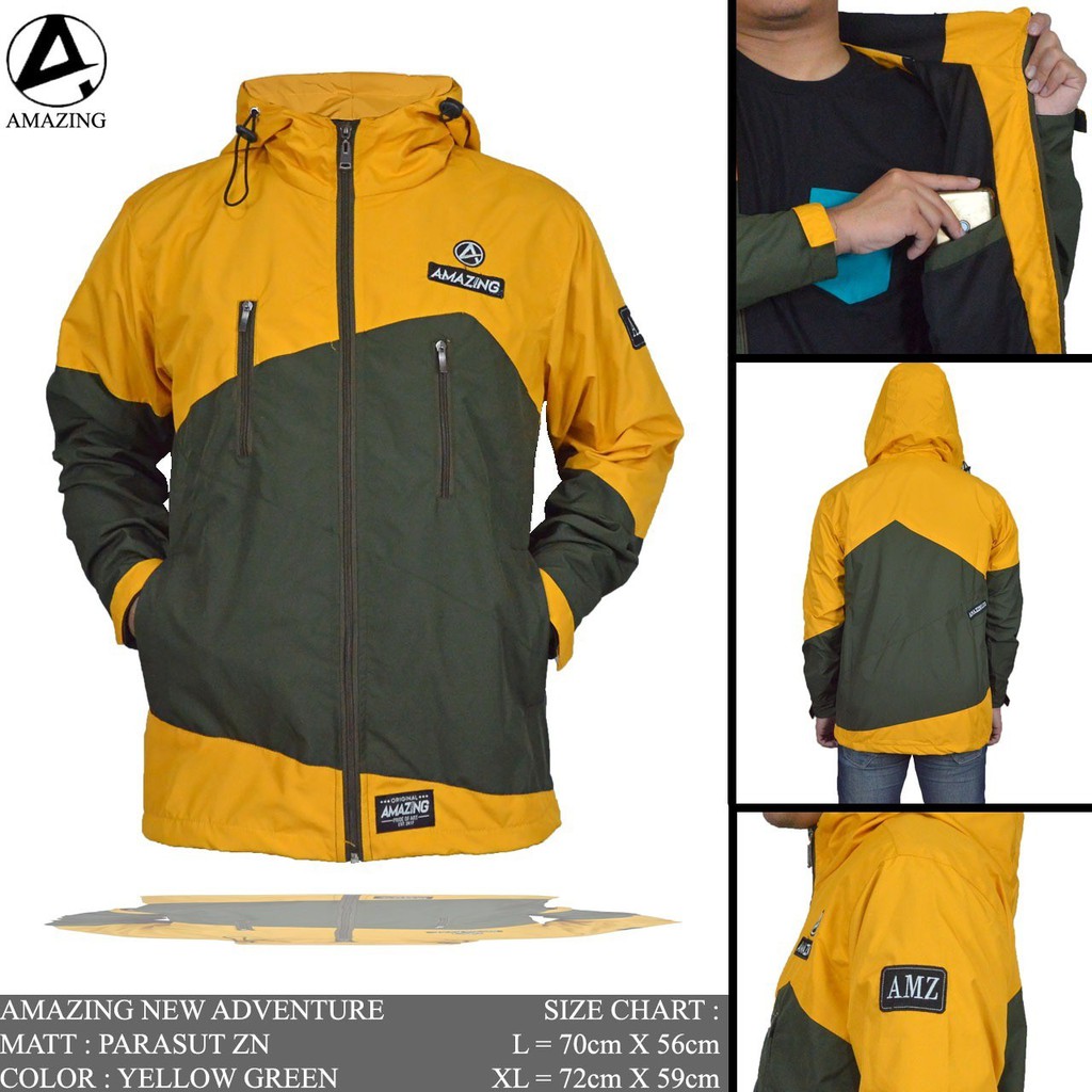 TERLARIS ! JAKET PARASUT TASLAN GUNUNG HODIE PRIA DAN WANITA KOMBINASI WARNA MODEL TERBARU ORIGINAL DISTRO