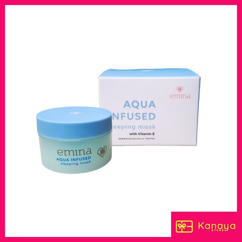 (BISA COD) Emina Aqua Infused Sleeping Mask