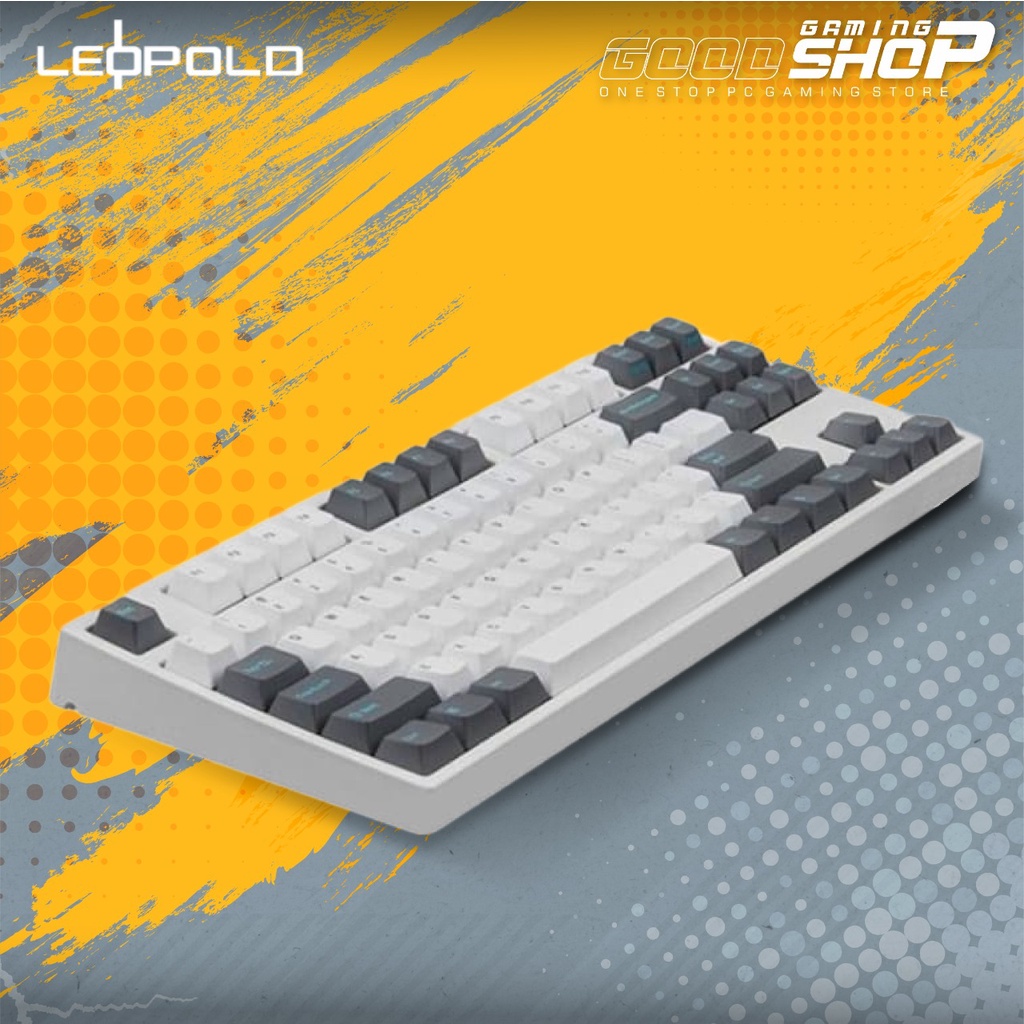 Leopold FC750R White Dark Grey Mechanical Gaming Keyboard