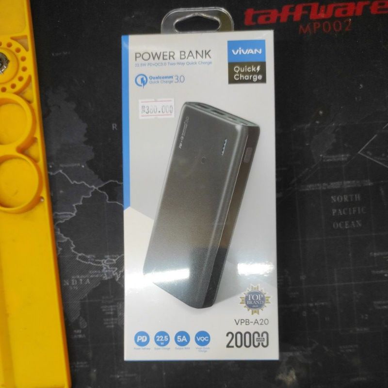 powerbank 10000mAh vivan vpb f10s original