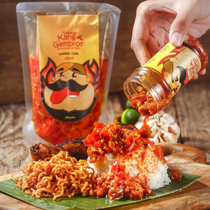 

UKURANG BESAR Sambal Cumi Pedas Uk 380Gram Sambal Cumi Enak Pedas Murah