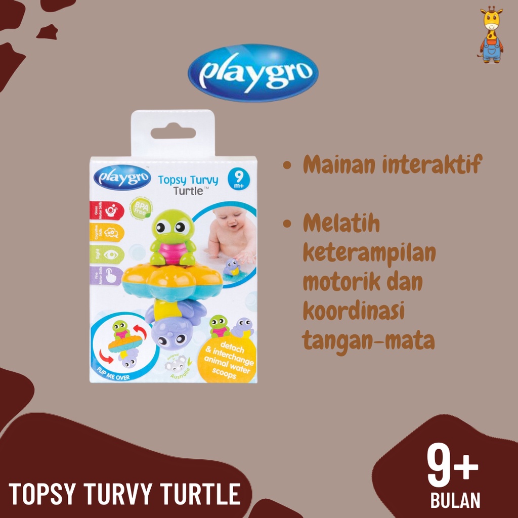 Playgro Topsy Turvy Turtle