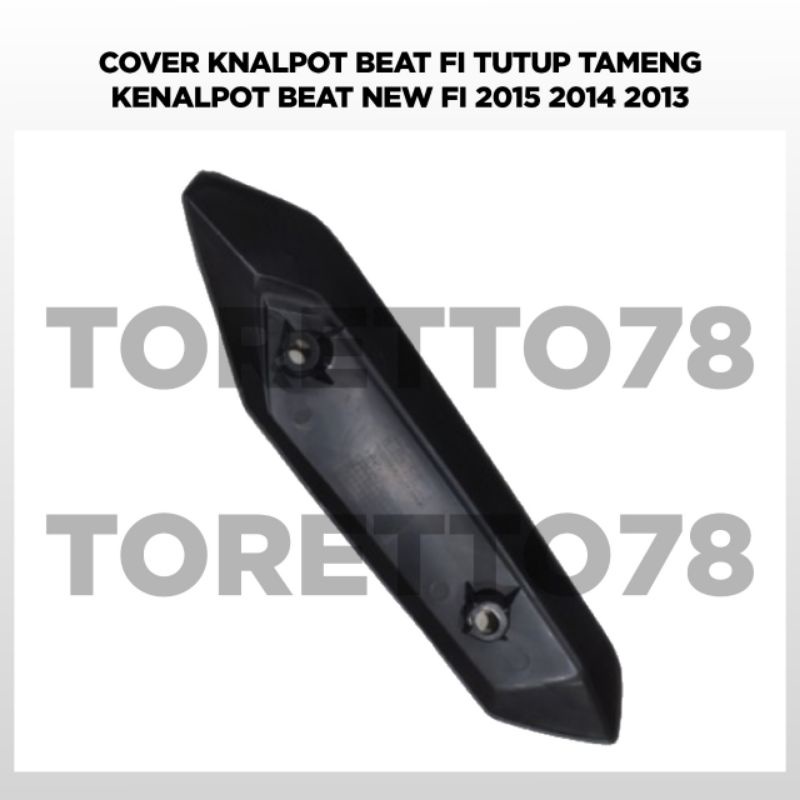 COVER KNALPOT ABS TAMENG KNALPOT ABS HONDA BEAT FI / BEAT ESP 2012 UP MERK LOKAL