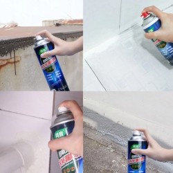 Spray Waterproof Pelapis Dinding Atap Pipa Cat Semprot Tahan Air, Semprotan anti bocor, Anti bocor spray semprot, Spray ajaib, Penambal bocor Atap Genteng Dinding Pipa Plastik Besi Beton Talang, Sealent spray