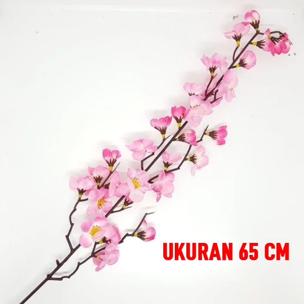 Jual Bunga Sakura Imlek Mei Hua Imlek Warna Pink Meihwa Dekorasi Imlek