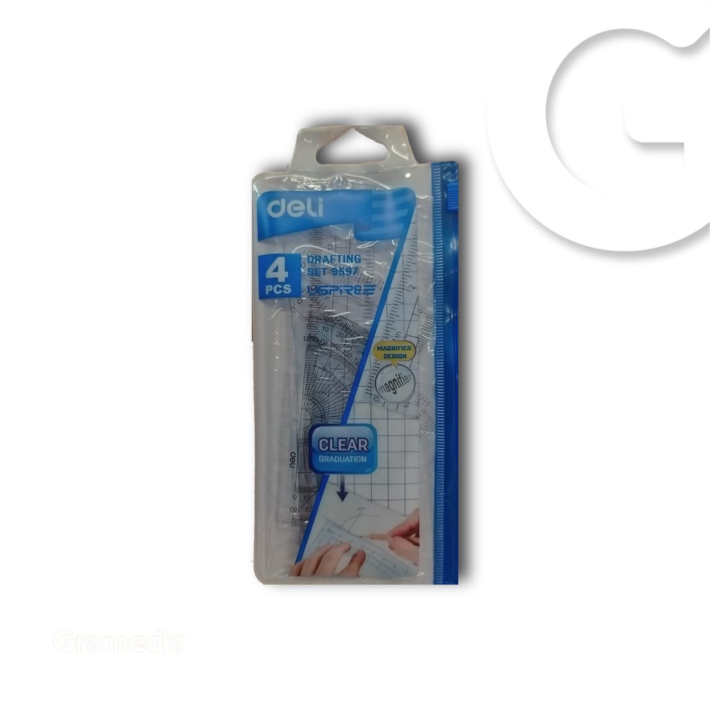 

Gramedia Gorontalo - Deli Student Ruler Set E 9597