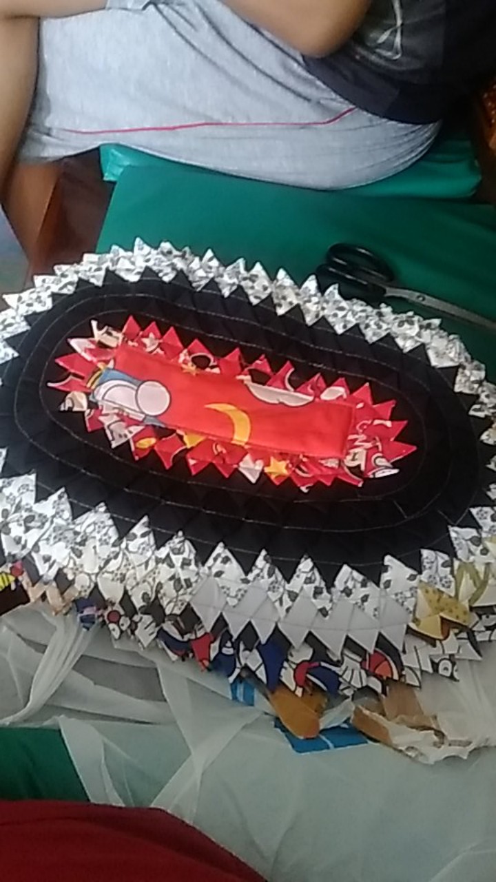 Tatakan Piring Kain Perca