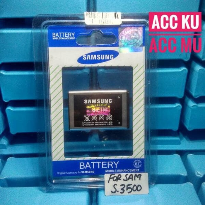 BATERAI / BATTERY SAMSUNG S3500 / E598 / AB403450BU ORIGINAL 100%