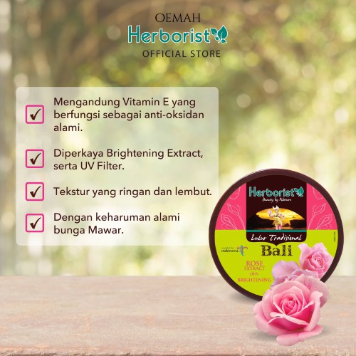 Herborist Lulur Bali Tradisional 100gr / 200gr | Herboris Lulur Bali-Lulur - ROSE