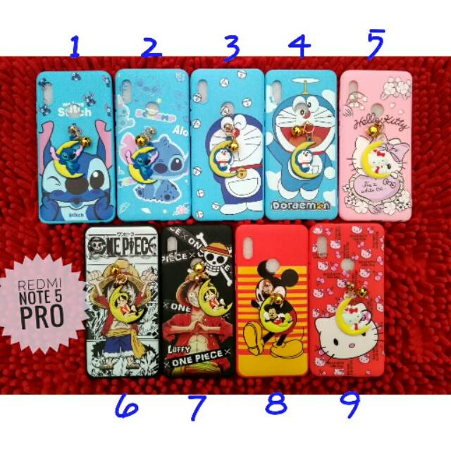 Case boneka lonceng Xiomi Redmi Note 5 Pro - case karakter Xiomi Redmi Note 5 Pro