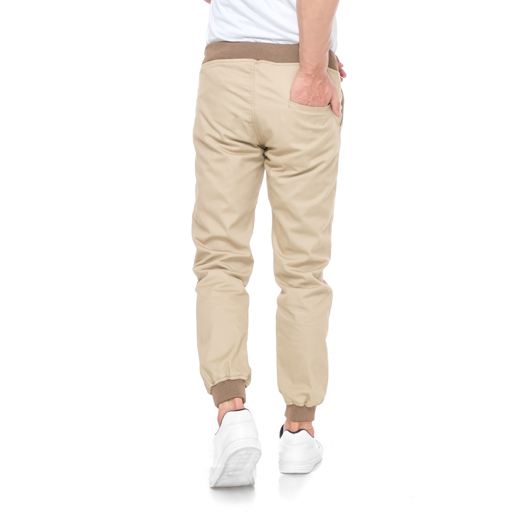 Promo Outfit Celana Panjang Jogger Chinos Pria  Saku Resleting Terbaru PREMIUM QUALITY