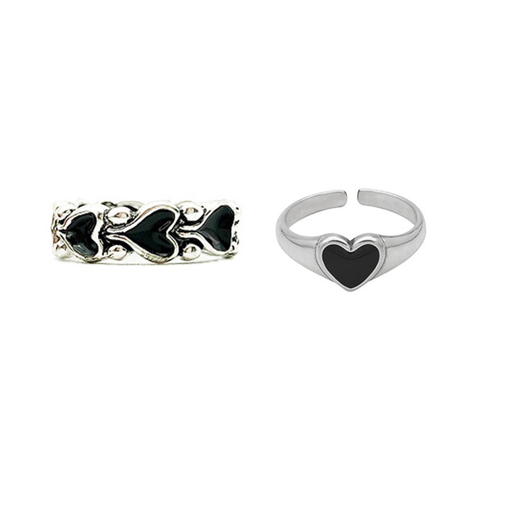 Love Series Ring Accessories Retro Simple  Personality Temperament Hip Hop