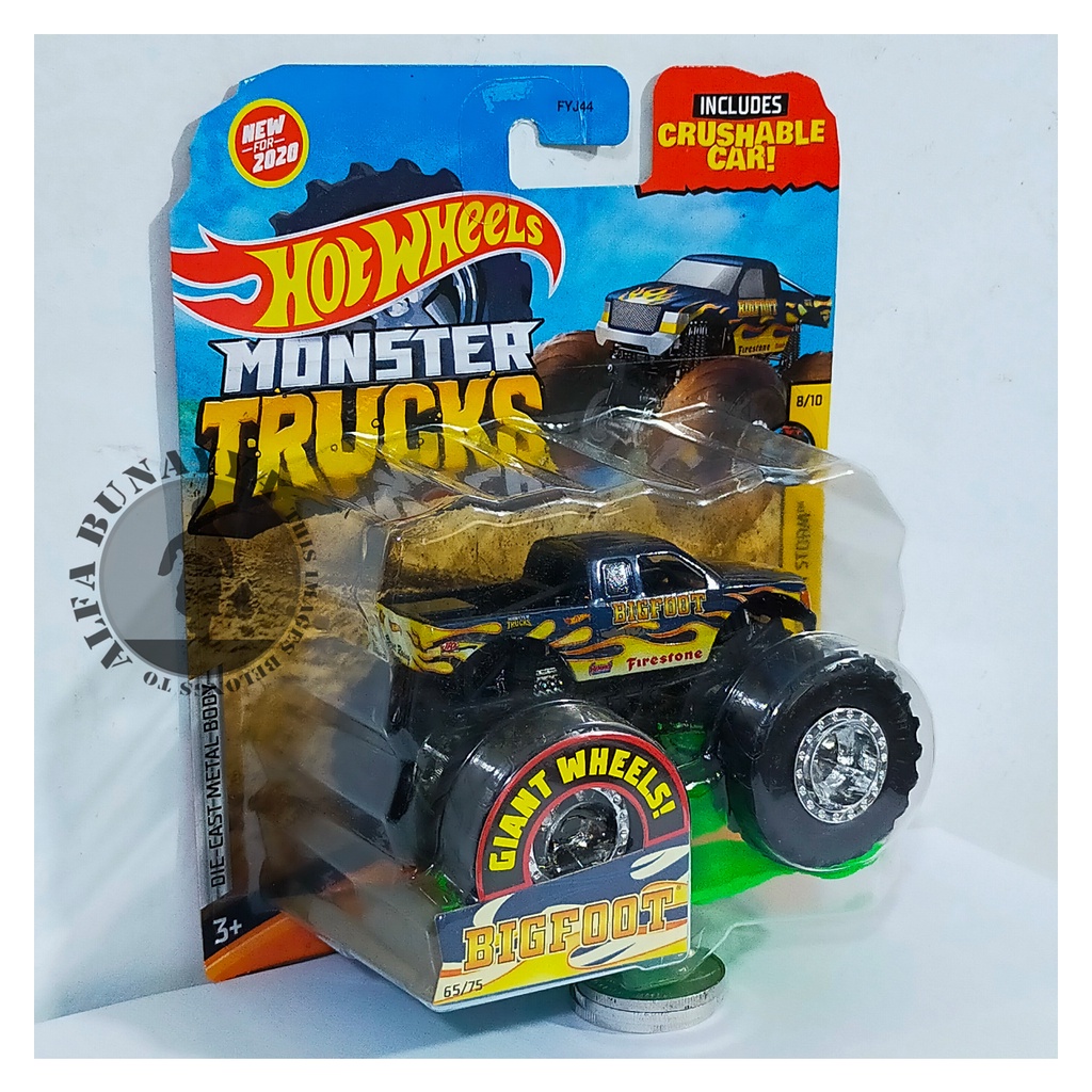 Hot Wheels Monster Trucks - FORD PICK UP BIGFOOT SERIES - Hotwheels Truck Original