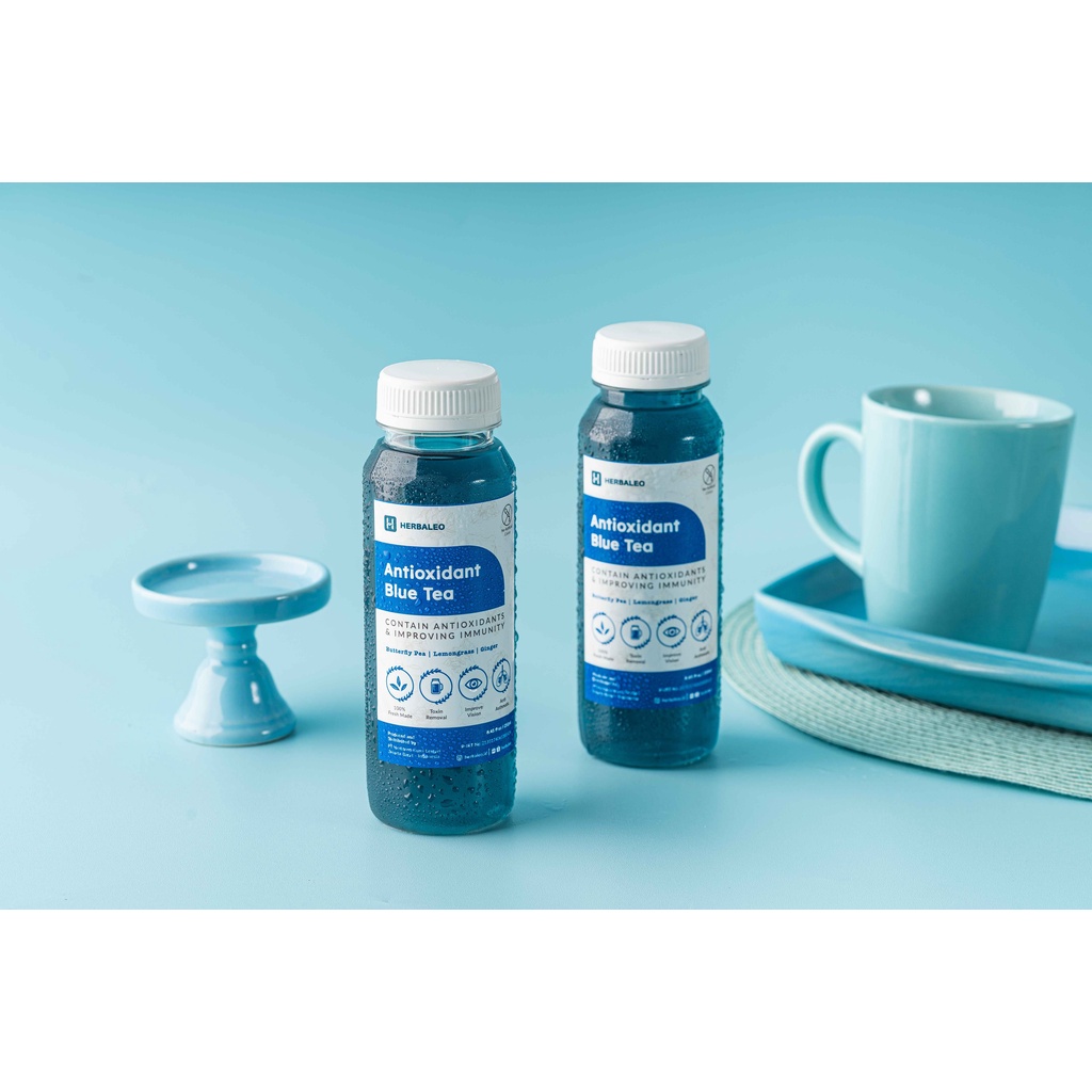 

Herbaleo Antioxidant Blue Tea Minuman Herbal 250ml Healthy Drink Meningkatkan Daya Ingat
