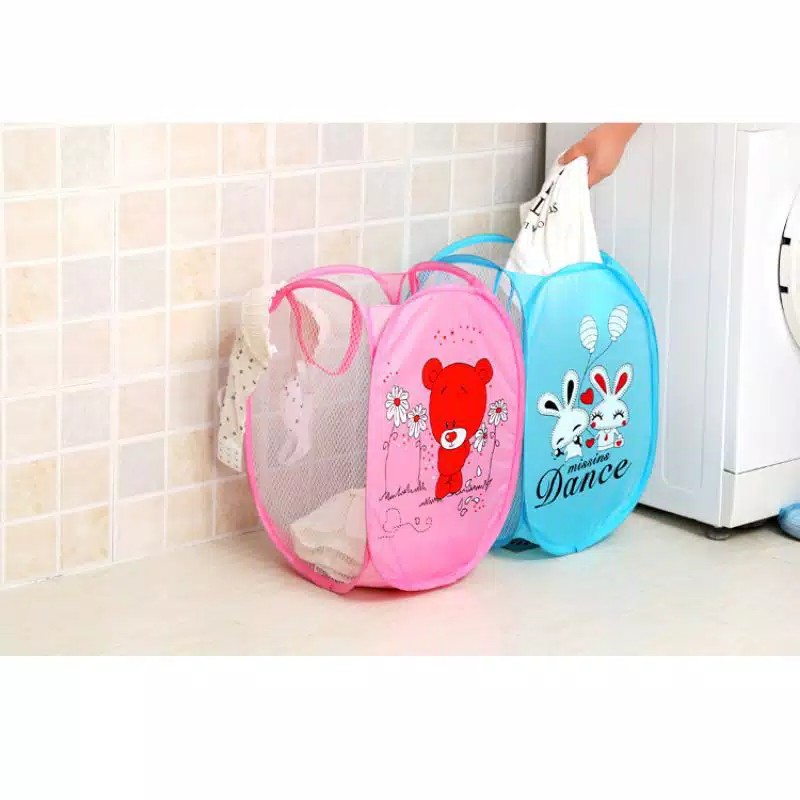 (BC)Keranjang Baju Bayi Anak/ Laundry Bag /Kotak Mainan Anak Organizer-bayi online shop