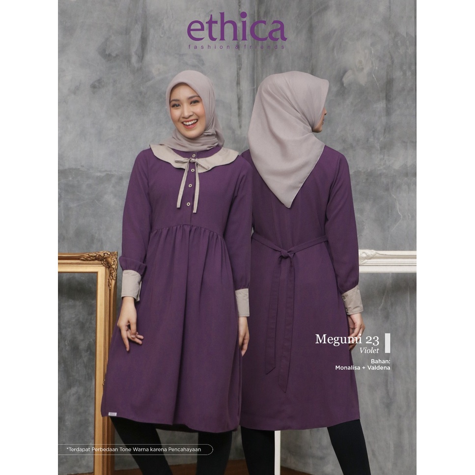 TUNIK TERBARU 2021 ETHICA MEGUMI 23 VIOLET