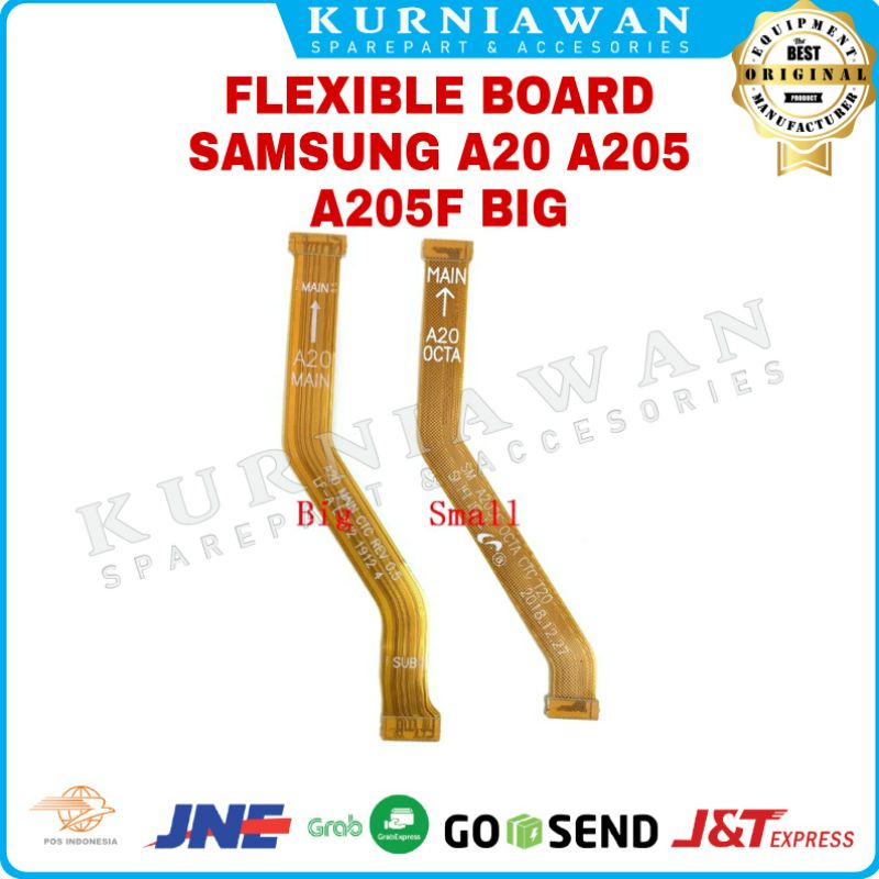 Flexible Board Samsung A20 A205 A205F Big Penghubung Mesin Konektor Charger
