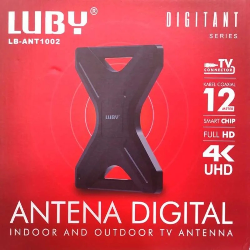 Antena DIGITAL TV INDOOR OUTDOOR LUBY LB ANT1001 ANT1002