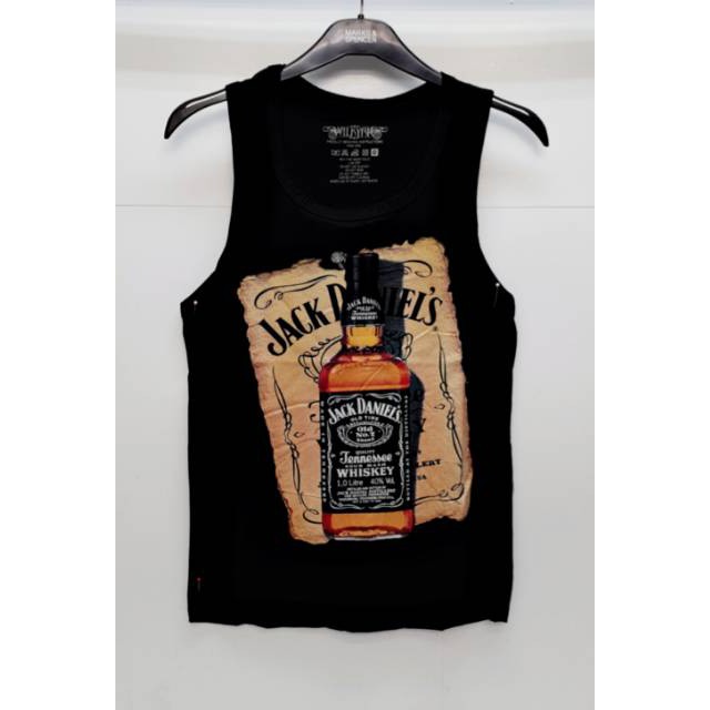 AJ  391 singlet cowo chivas regal hitam  NEW