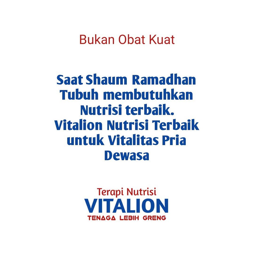Vitalion - Vitalitas Tetap Prima - 60 Kapsul